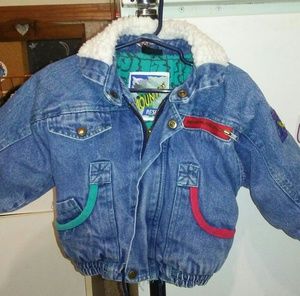 Stranger Things 80s denim jacket 2T
